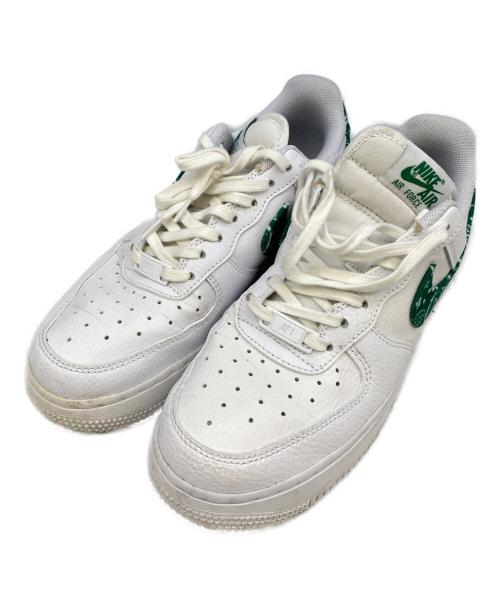 NIKE（ナイキ）NIKE (ナイキ) ローカットスニーカー ホワイト×グリーン サイズ:24の古着・服飾アイテム