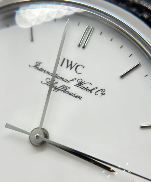 IWC（アイダブリューシー）IWC (アイダブリューシー) インターナショナルウォッチカンパニー ポートフィノRef.IW3514 白文字盤 サイズ:34.0mmの古着・服飾アイテム