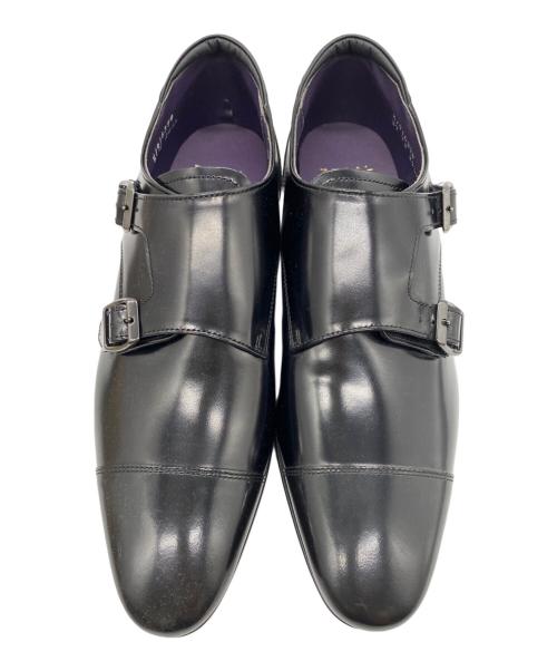 REGAL（リーガル）REGAL (リーガル) ダブルモンクストラップシューズ ブラック サイズ:242/1の古着・服飾アイテム