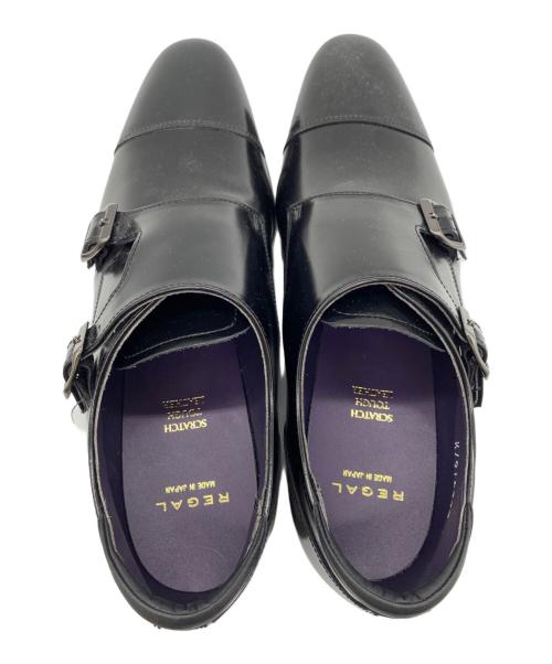 REGAL（リーガル）REGAL (リーガル) ダブルモンクストラップシューズ ブラック サイズ:242/1の古着・服飾アイテム