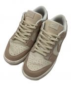 NIKEナイキ）の古着「ローカットスニーカー」｜ホワイト×ライトブラウン