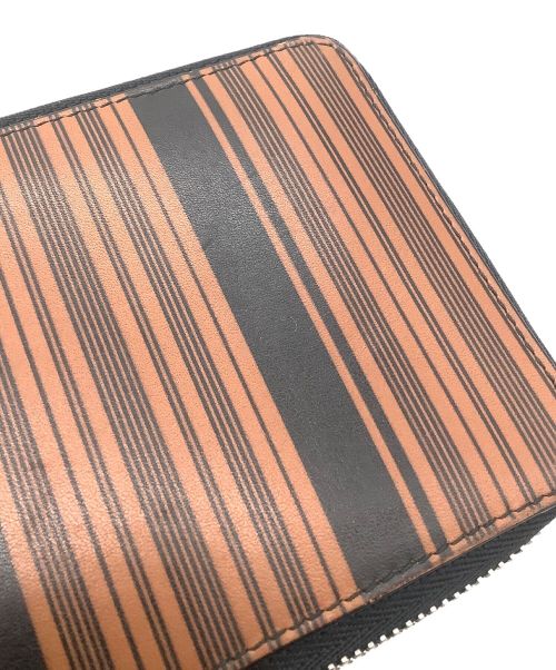 LOEWE（ロエベ）LOEWE (ロエベ) マルチストライプラウンドファスナーウォレット マルチカラーの古着・服飾アイテム