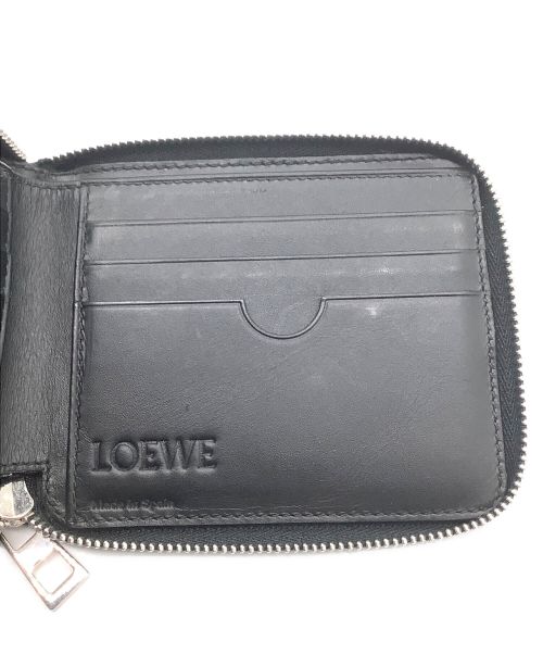 LOEWE（ロエベ）LOEWE (ロエベ) マルチストライプラウンドファスナーウォレット マルチカラーの古着・服飾アイテム