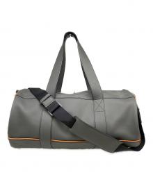 BALLY（バリー）の古着「ボストンバッグ」｜グレー×ブラウン