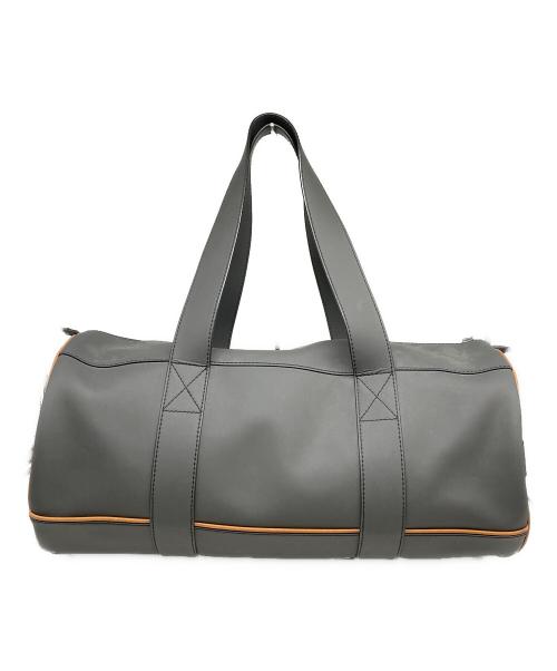 BALLY（バリー）BALLY (バリー) ボストンバッグ グレー×ブラウンの古着・服飾アイテム