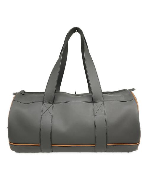 BALLY（バリー）BALLY (バリー) ボストンバッグ グレー×ブラウンの古着・服飾アイテム