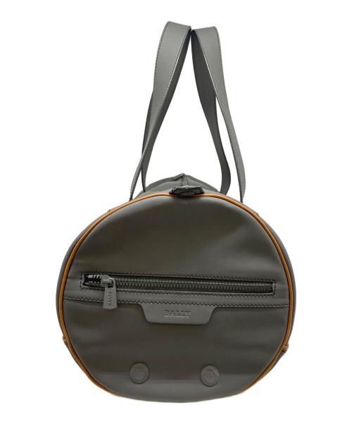 BALLY（バリー）BALLY (バリー) ボストンバッグ グレー×ブラウンの古着・服飾アイテム