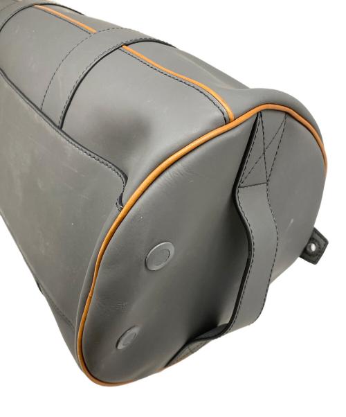 BALLY（バリー）BALLY (バリー) ボストンバッグ グレー×ブラウンの古着・服飾アイテム