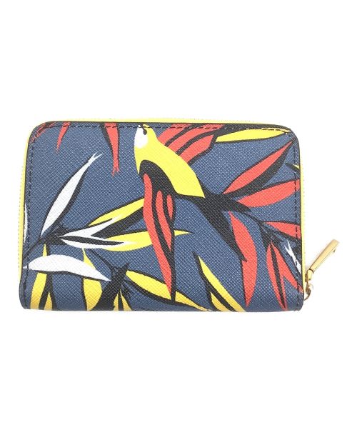 BALLY（バリー）BALLY (バリー) レザーコインケース イエロー×ネイビーの古着・服飾アイテム