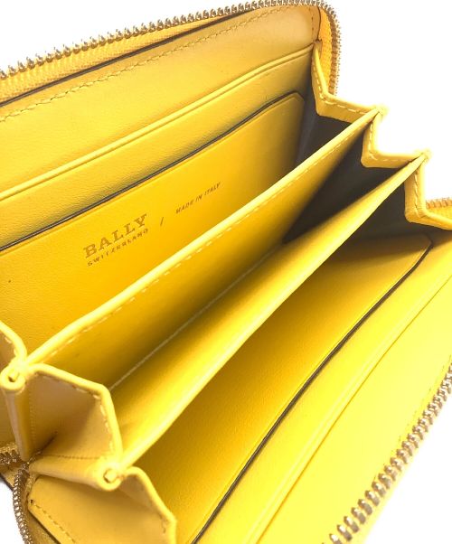 BALLY（バリー）BALLY (バリー) レザーコインケース イエロー×ネイビーの古着・服飾アイテム
