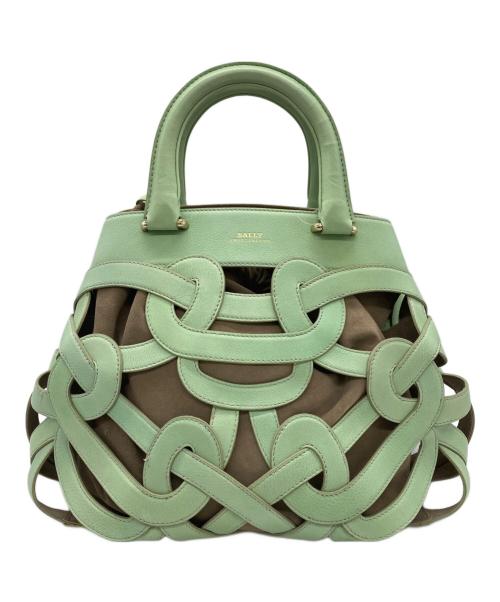 BALLY（バリー）BALLY (バリー) トートバッグ ライトグリーンの古着・服飾アイテム