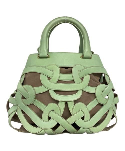 BALLY（バリー）BALLY (バリー) トートバッグ ライトグリーンの古着・服飾アイテム