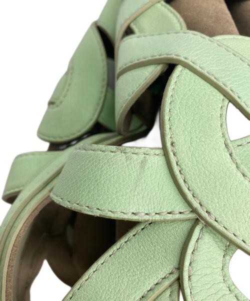 BALLY（バリー）BALLY (バリー) トートバッグ ライトグリーンの古着・服飾アイテム