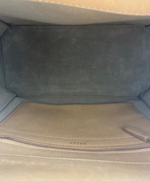 BALLY（バリー）BALLY (バリー) 2WAYハンドバッグ ライトブラウンの古着・服飾アイテム