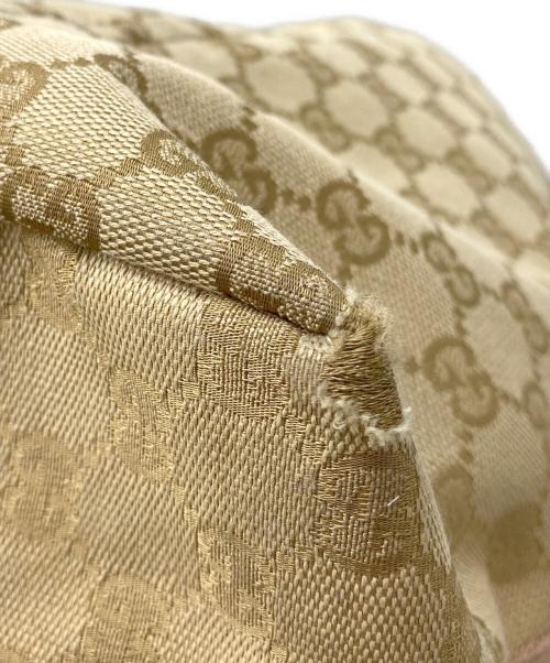 GUCCI（グッチ）GUCCI (グッチ) トートバッグ ベージュ×ゴールドの古着・服飾アイテム