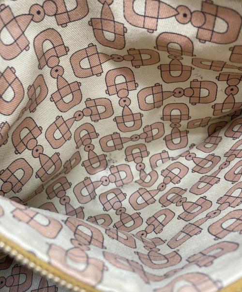 GUCCI（グッチ）GUCCI (グッチ) トートバッグ ベージュ×ゴールドの古着・服飾アイテム