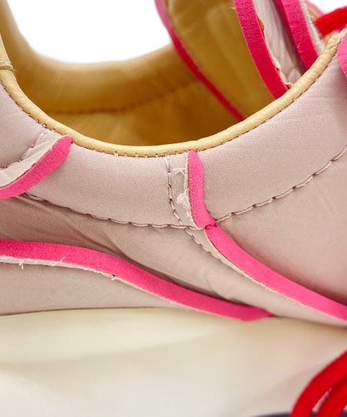 JIMMY CHOO（ジミーチュウ）JIMMY CHOO (ジミーチュウ) RAINEスニーカー ライトピンク×レッド サイズ:23.0の古着・服飾アイテム