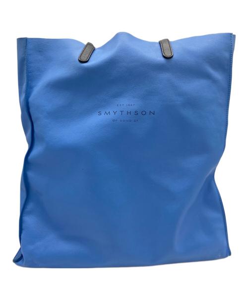 SMYTHSON（スマイソン）SMYTHSON (スマイソン) トートバッグ スカイブルーの古着・服飾アイテム