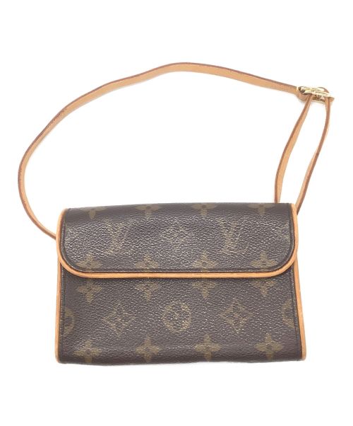 LOUIS VUITTON（ルイ ヴィトン）LOUIS VUITTON (ルイ ヴィトン) モノグラム ポシェットフロランティーヌ ブラウンの古着・服飾アイテム