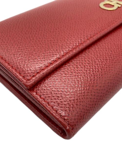 Salvatore Ferragamo（サルヴァトーレ フェラガモ）Salvatore Ferragamo (サルヴァトーレ フェラガモ) 長財布 レッドの古着・服飾アイテム