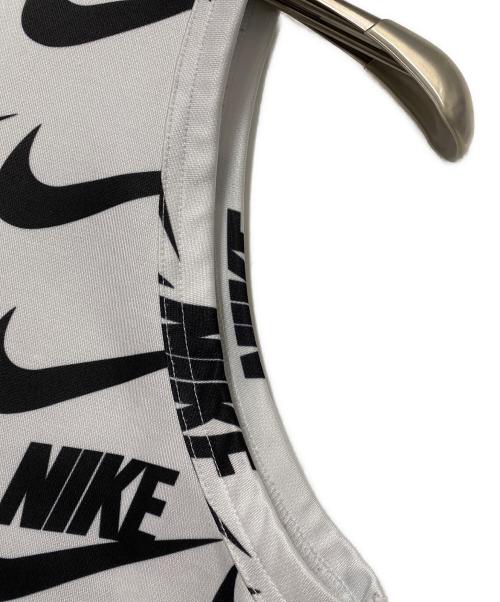 BLACK COMME des GARCONS × NIKE（ブラック コムデギャルソン × ナイキ）BLACK COMME des GARCONS × NIKE (ブラック コムデギャルソン × ナイキ) ノースリーブワンピース ホワイト×ブラック サイズ:Mの古着・服飾アイテム