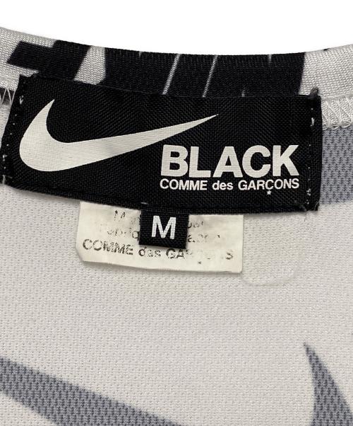 BLACK COMME des GARCONS × NIKE（ブラック コムデギャルソン × ナイキ）BLACK COMME des GARCONS × NIKE (ブラック コムデギャルソン × ナイキ) ノースリーブワンピース ホワイト×ブラック サイズ:Mの古着・服飾アイテム