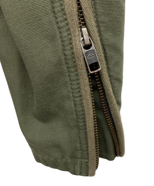 HARLEY-DAVIDSON（ハーレーダビッドソン）HARLEY-DAVIDSON (ハーレーダビッドソン) ジャケット グリーン サイズ:XSの古着・服飾アイテム