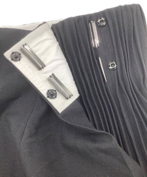 Christian Dior（クリスチャン ディオール）Christian Dior (クリスチャン ディオール) アシンメトリー ラップスカート ブラック サイズ:4の古着・服飾アイテム