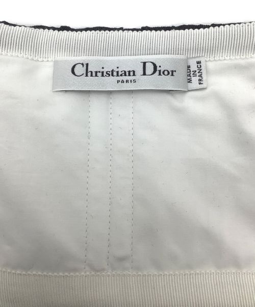 Christian Dior（クリスチャン ディオール）Christian Dior (クリスチャン ディオール) アシンメトリー ラップスカート ブラック サイズ:4の古着・服飾アイテム
