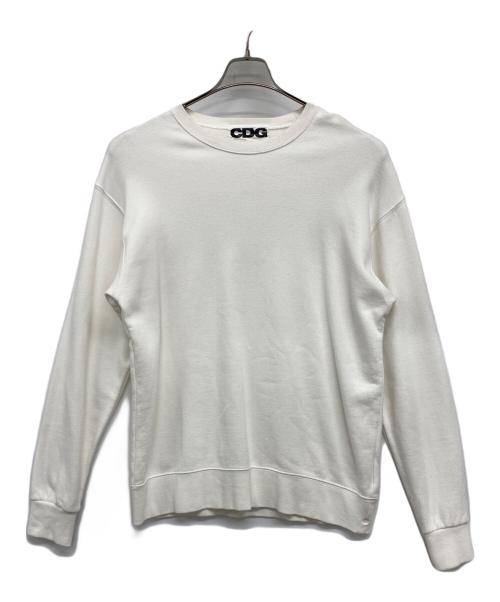 COMME des GARCONS（コムデギャルソン）COMME des GARCONS (コムデギャルソン) COMME des GARCONS　スウェット ホワイト サイズ:XLの古着・服飾アイテム