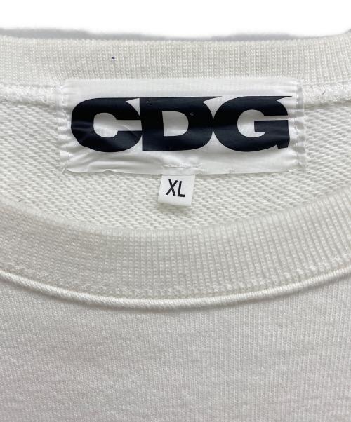 COMME des GARCONS（コムデギャルソン）COMME des GARCONS (コムデギャルソン) COMME des GARCONS　スウェット ホワイト サイズ:XLの古着・服飾アイテム
