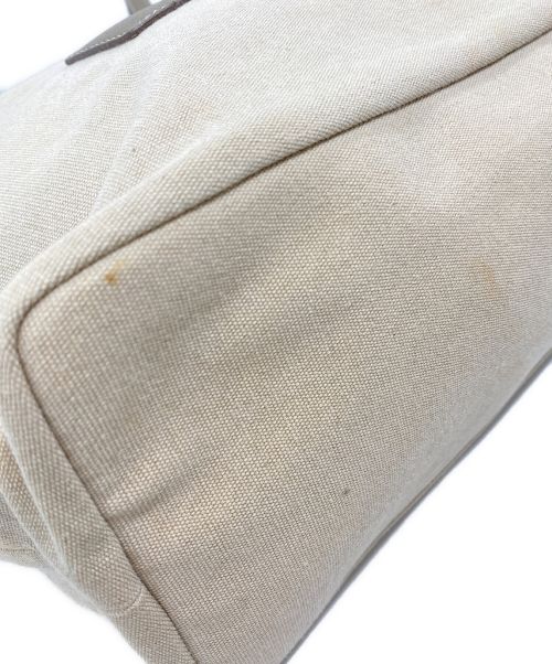 IACUCCI（イアクッチ）IACUCCI (イアクッチ) ソルベットヴァカンツァ　トートバッグ ベージュ×ブラウンの古着・服飾アイテム