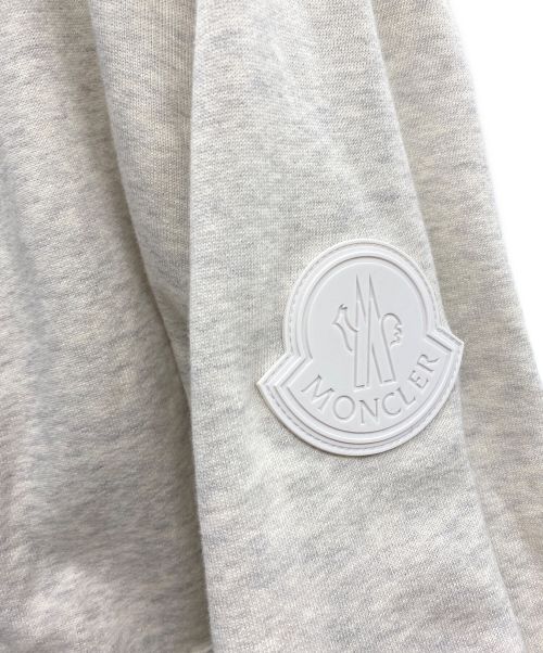 MONCLER（モンクレール）MONCLER (モンクレール) MAGLIA CARDIGAN C/CAPPUCCIO オレンジ×グレー サイズ:Mの古着・服飾アイテム