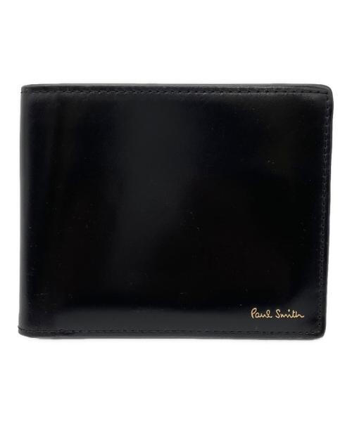 PAUL SMITH（ポールスミス）PAUL SMITH (ポールスミス) 2つ折り財布 ブラックの古着・服飾アイテム