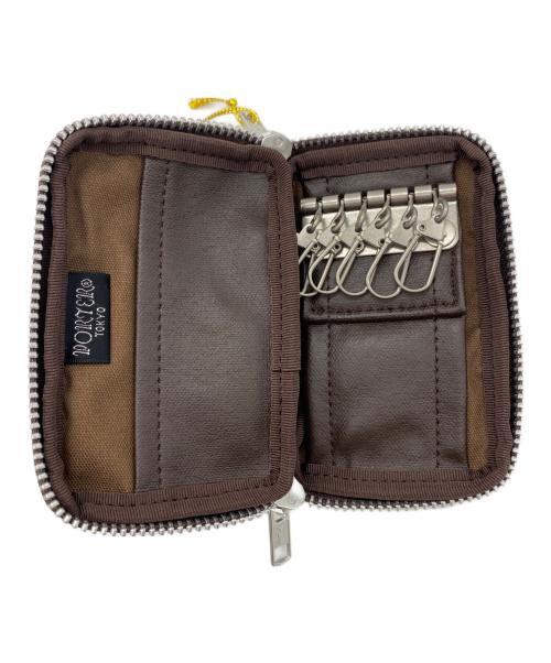 PORTER（ポーター）PORTER (ポーター) キーケース ブラウンの古着・服飾アイテム
