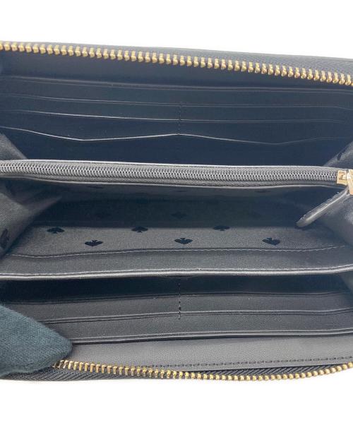 Kate Spade（ケイトスペード）Kate Spade (ケイトスペード) 長財布 ブラック×ベージュの古着・服飾アイテム