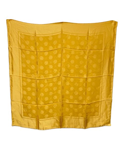 CHANEL（シャネル）CHANEL (シャネル) カメリア シルクスカーフ オレンジの古着・服飾アイテム