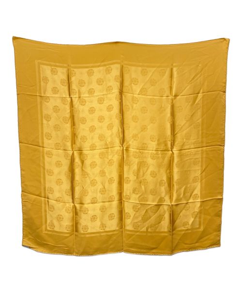 CHANEL（シャネル）CHANEL (シャネル) カメリア シルクスカーフ オレンジの古着・服飾アイテム