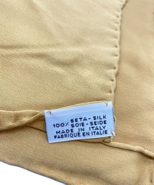 CHANEL（シャネル）CHANEL (シャネル) カメリア シルクスカーフ オレンジの古着・服飾アイテム