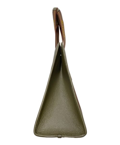 COACH（コーチ）COACH (コーチ) ラージ スミス トート オリーブ×ブラウンの古着・服飾アイテム