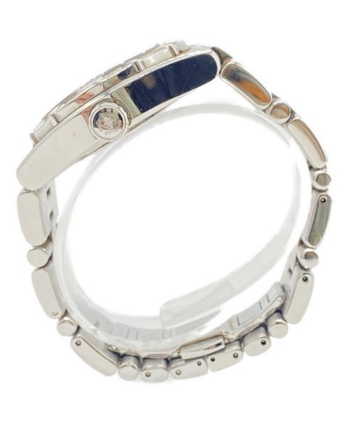 ROBERTO CAVALLI（ロベルトカヴァリ）ROBERTO CAVALLI (ロベルトカヴァリ) ブラックステンレススチールダイヤモンド ブラックの古着・服飾アイテム