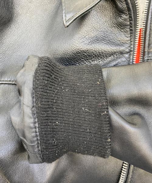 LA ROCKA（ラ ロッカ）LA ROCKA (ラ ロッカ) 神風レザージャケット ブラック サイズ:XSの古着・服飾アイテム