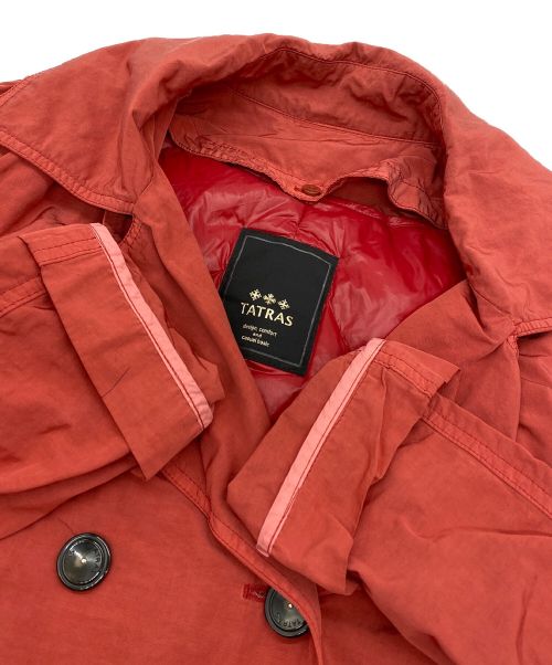 TATRAS（タトラス）TATRAS (タトラス) ダウンライナー付きトレンチコート レッド サイズ:03の古着・服飾アイテム