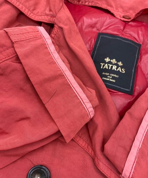 TATRAS（タトラス）TATRAS (タトラス) ダウンライナー付きトレンチコート レッド サイズ:03の古着・服飾アイテム