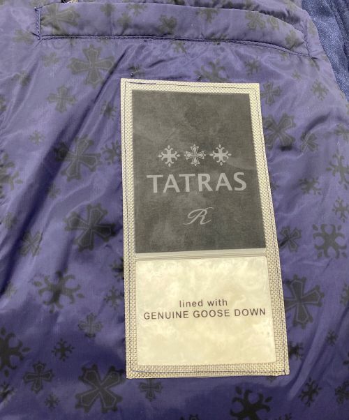 TATRAS（タトラス）TATRAS (タトラス) ダウンジャケット DOMIZIANO Rライン Super150'S ネイビー サイズ:01の古着・服飾アイテム