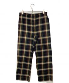 WASEW（ワソー）の古着「チェックパンツ」｜ブラック
