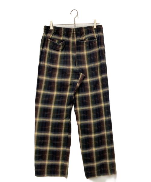 WASEW（ワソー）WASEW (ワソー) チェックパンツ ブラック サイズ:XLの古着・服飾アイテム