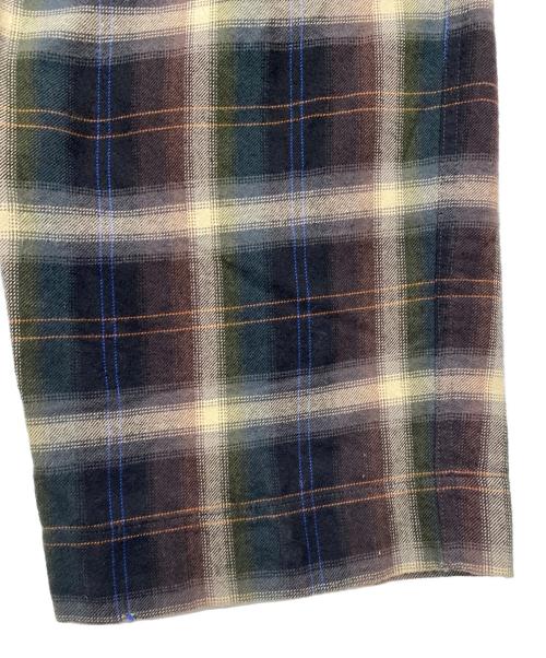 WASEW（ワソー）WASEW (ワソー) チェックパンツ ブラック サイズ:XLの古着・服飾アイテム