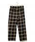 WASEW (ワソー) チェックパンツ ブラック サイズ:XL：9000円