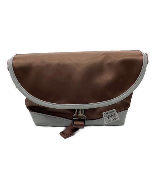 PORTER（ポーター）PORTER (ポーター) SAC'S BAR (サックスバー) メッセンジャーバッグ ブラウンの古着・服飾アイテム